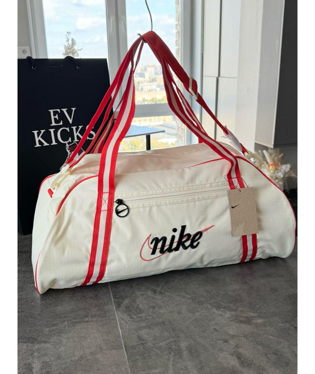 NIKE Бежевая дорожная/спортивная сумка, фото 2