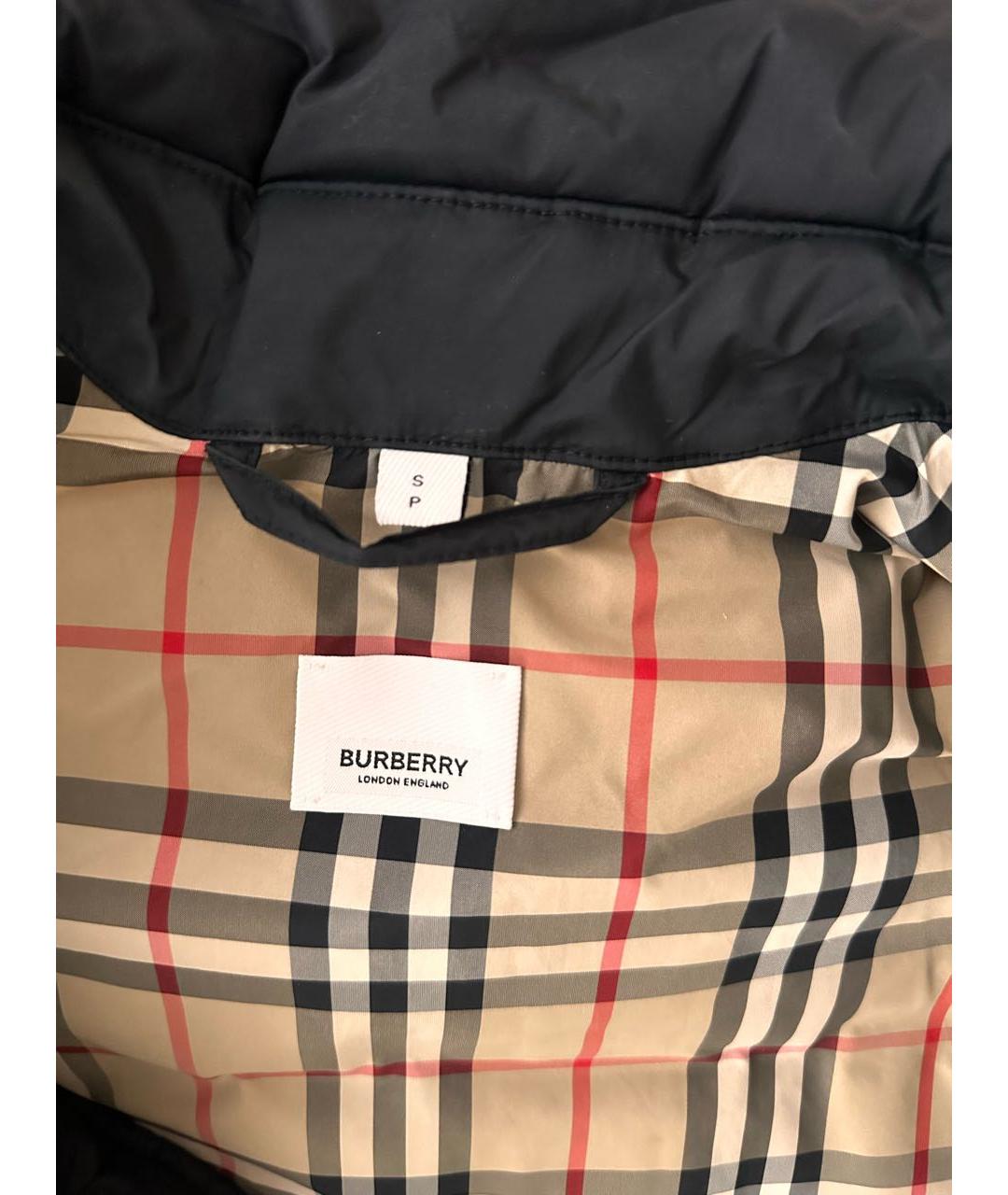 BURBERRY Черный пуховик, фото 3