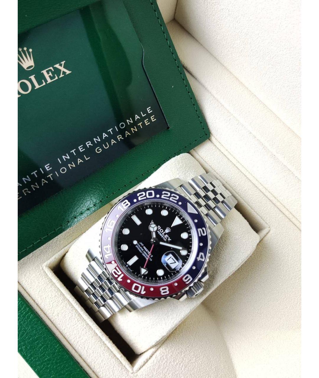 ROLEX Серебряные часы, фото 2