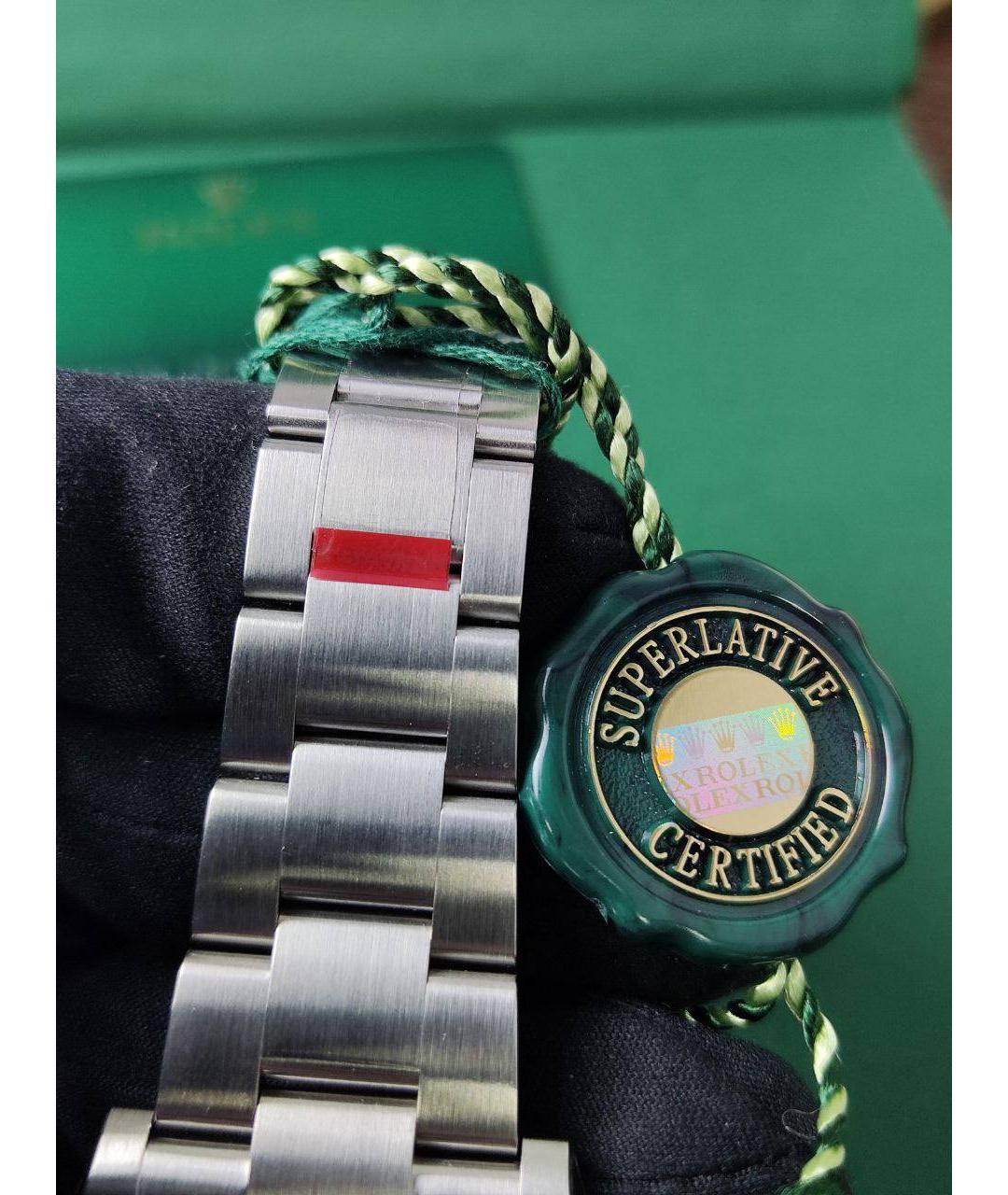 ROLEX Зеленые часы, фото 8