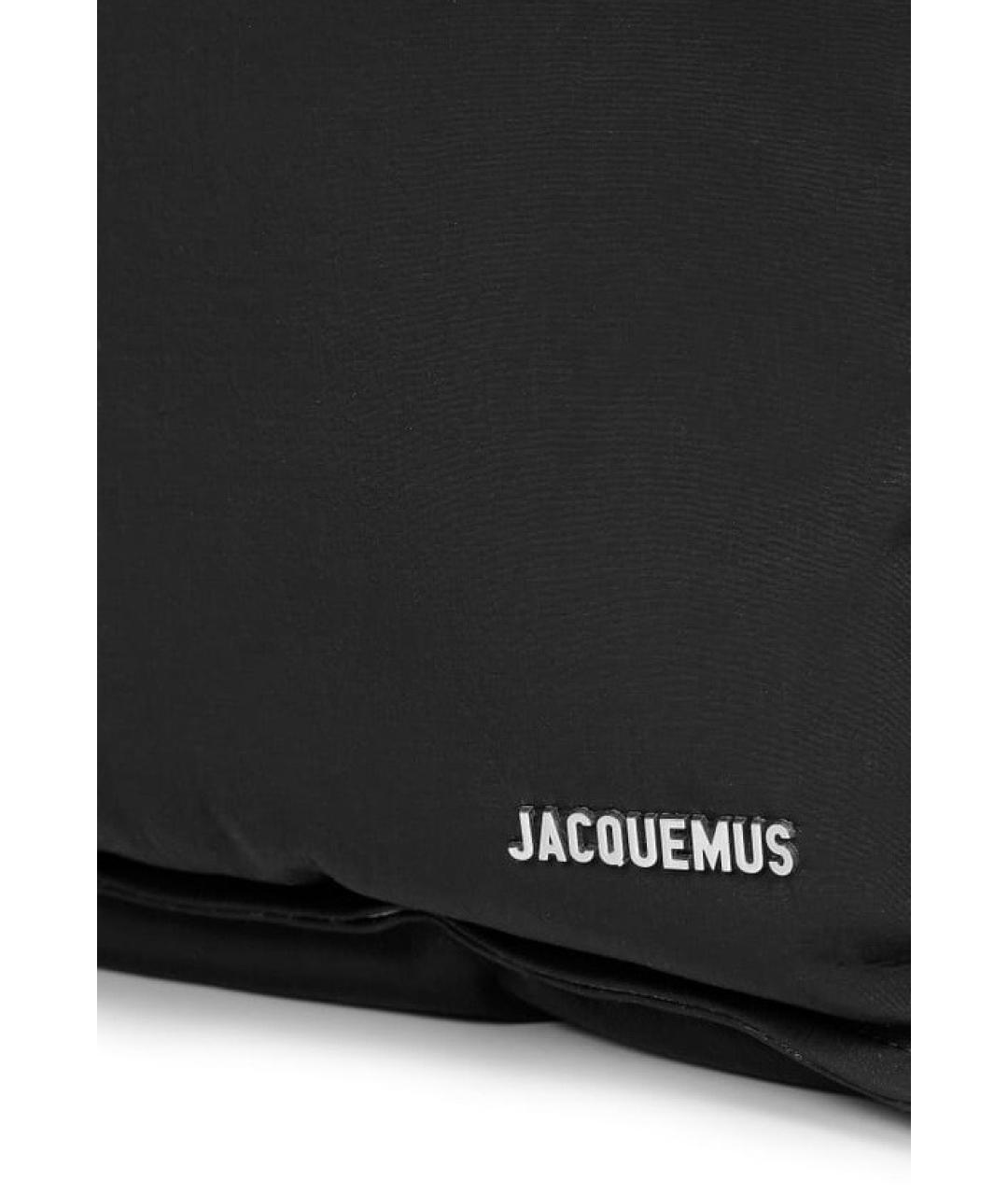 JACQUEMUS Черная сумка тоут, фото 4