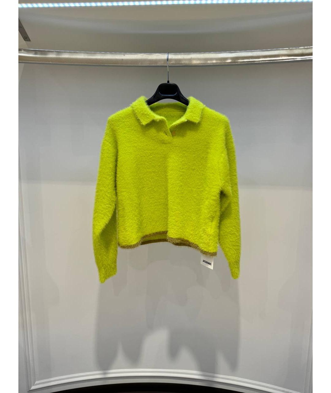 JACQUEMUS Желтый джемпер / свитер, фото 2