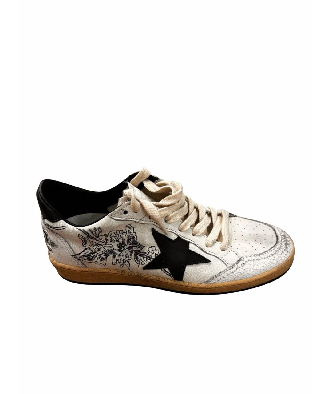 GOLDEN GOOSE DELUXE BRAND Кожаные кеды, фото 1