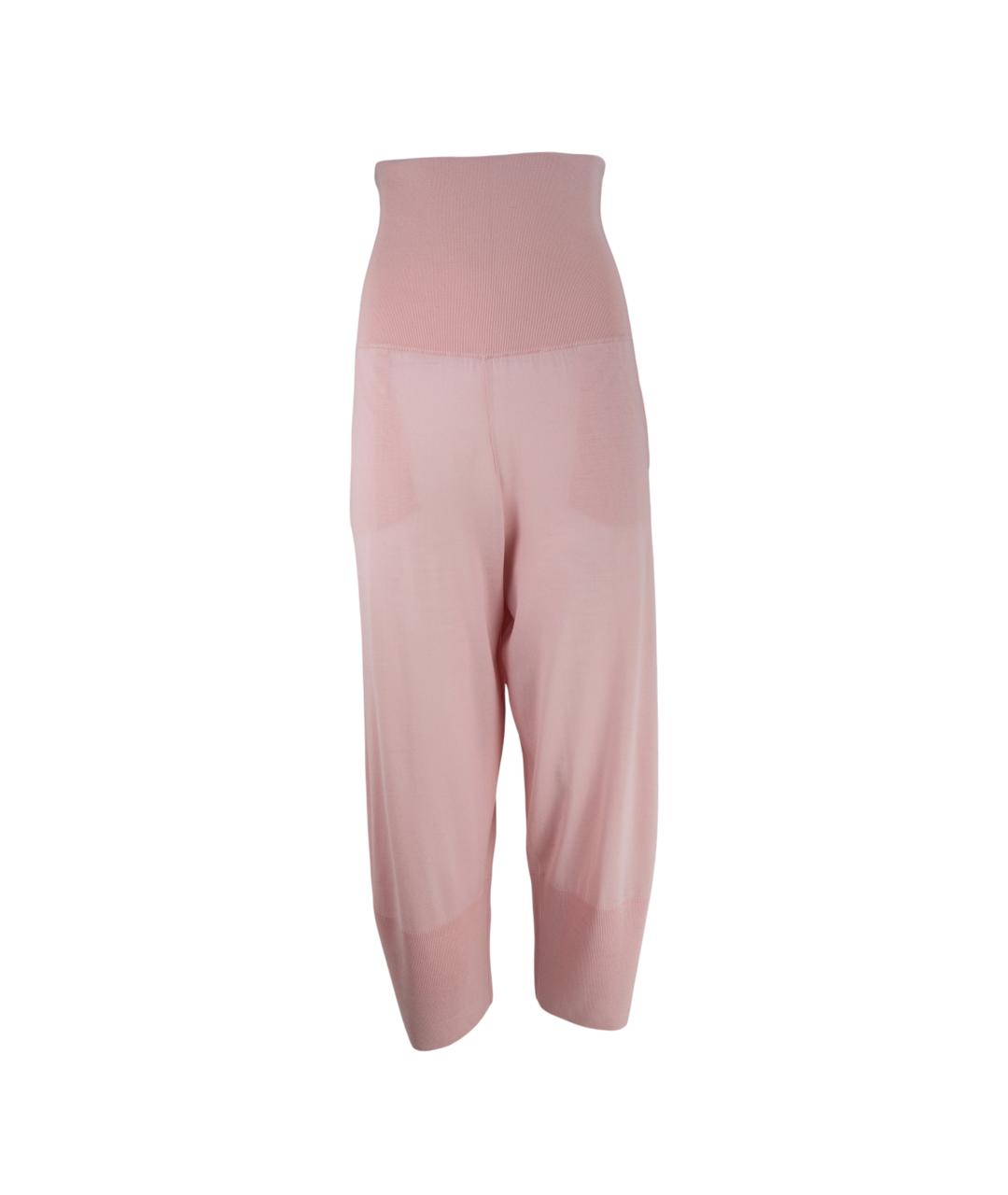 STELLA MCCARTNEY Розовые шерстяные кюлоты, фото 3