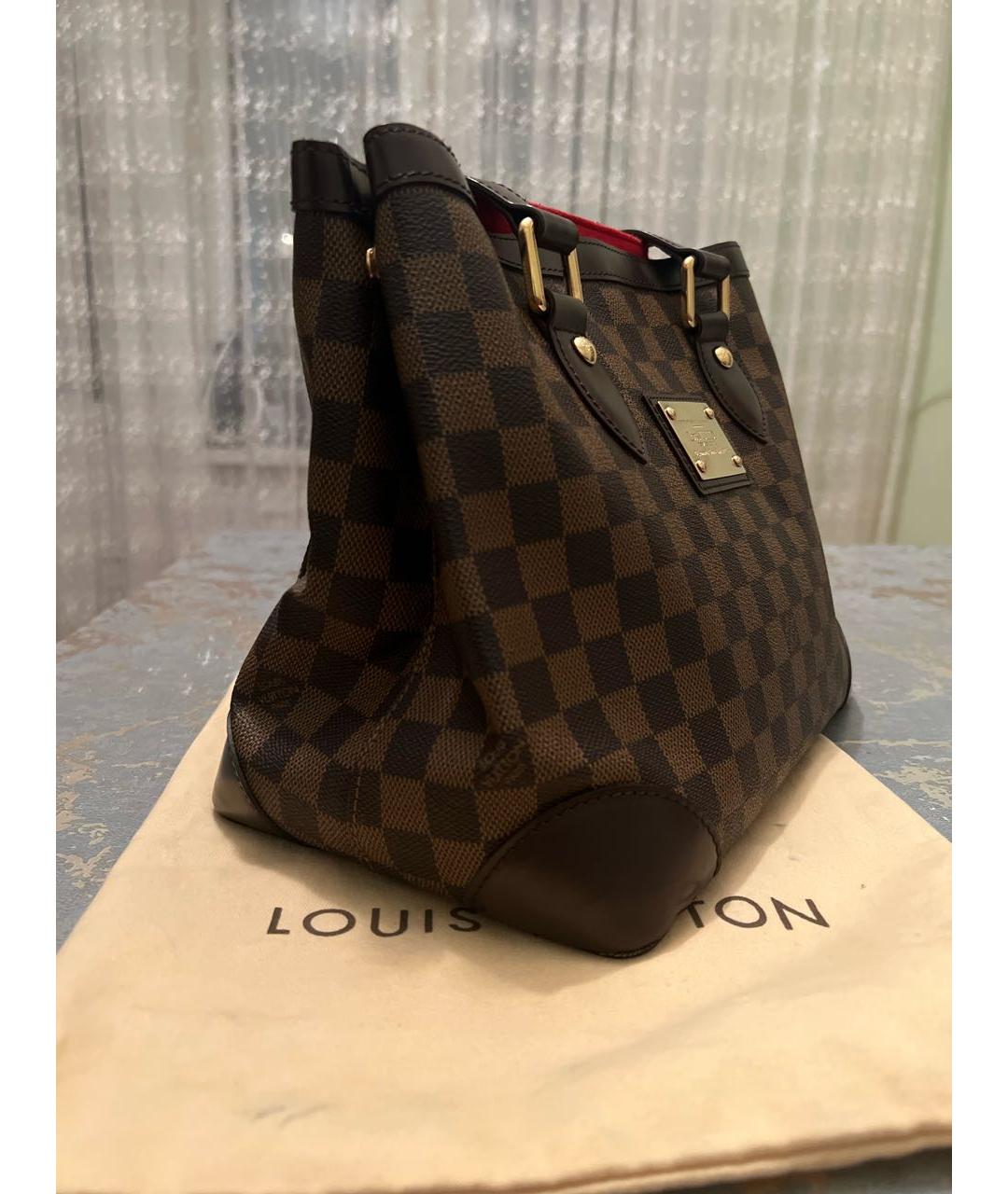 LOUIS VUITTON Коричневая сумка тоут, фото 2