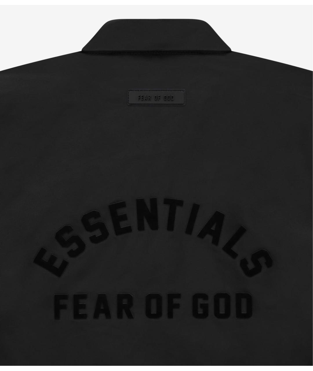 FEAR OF GOD ESSENTIALS Черная куртка, фото 4