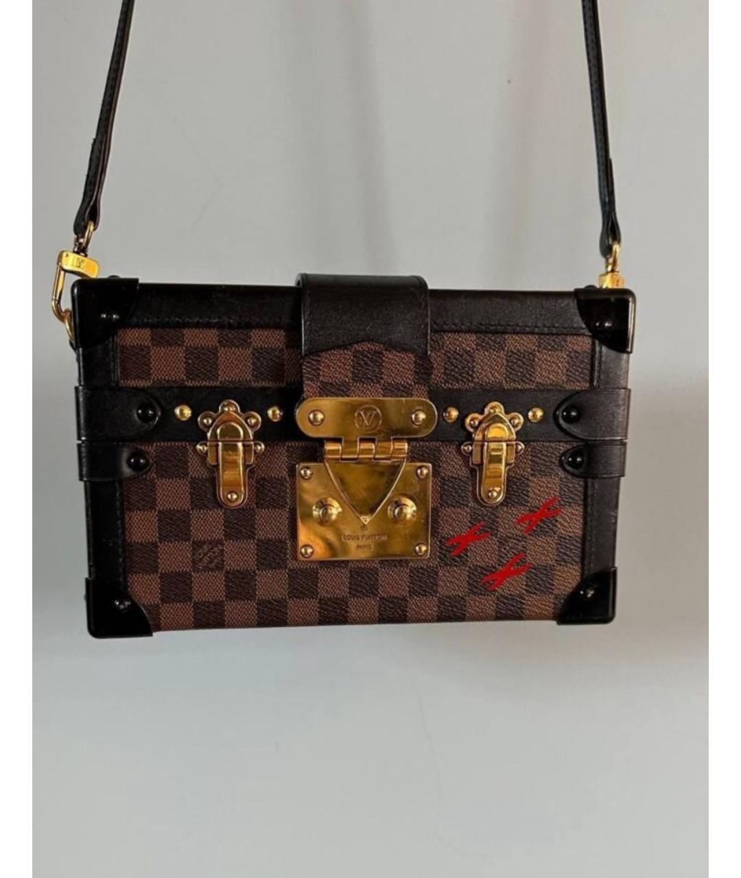 LOUIS VUITTON Коричневая сумка через плечо, фото 2