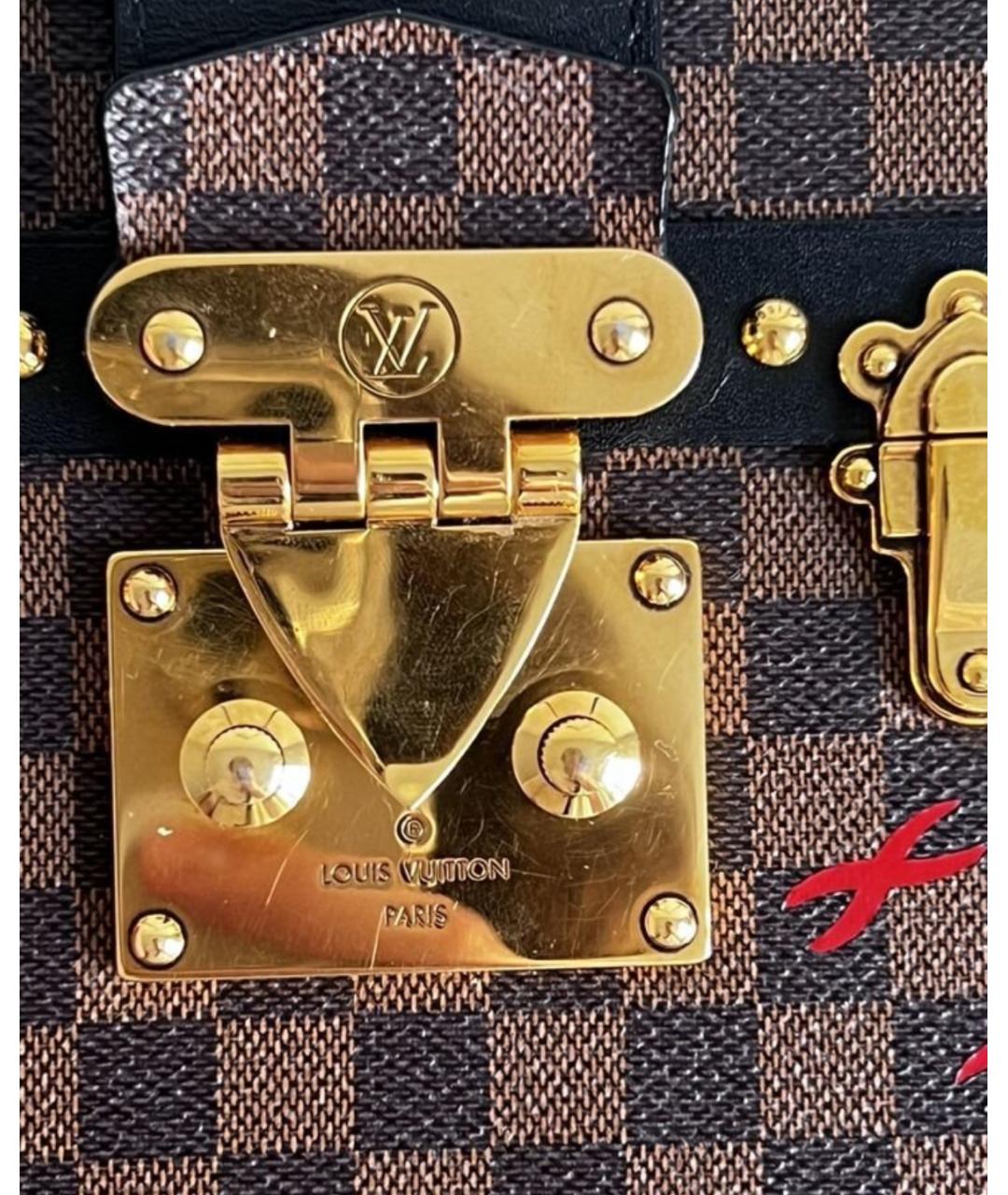 LOUIS VUITTON Коричневая сумка через плечо, фото 3