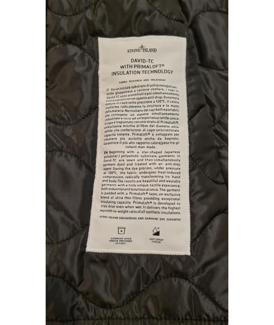 STONE ISLAND Черная куртка, фото 8