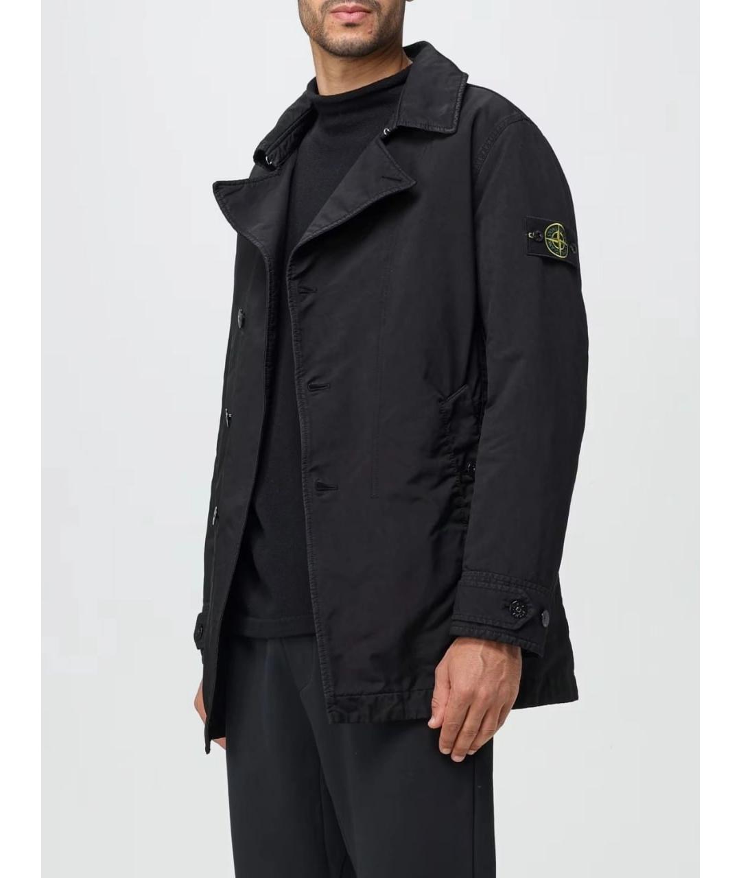 STONE ISLAND Черная куртка, фото 3