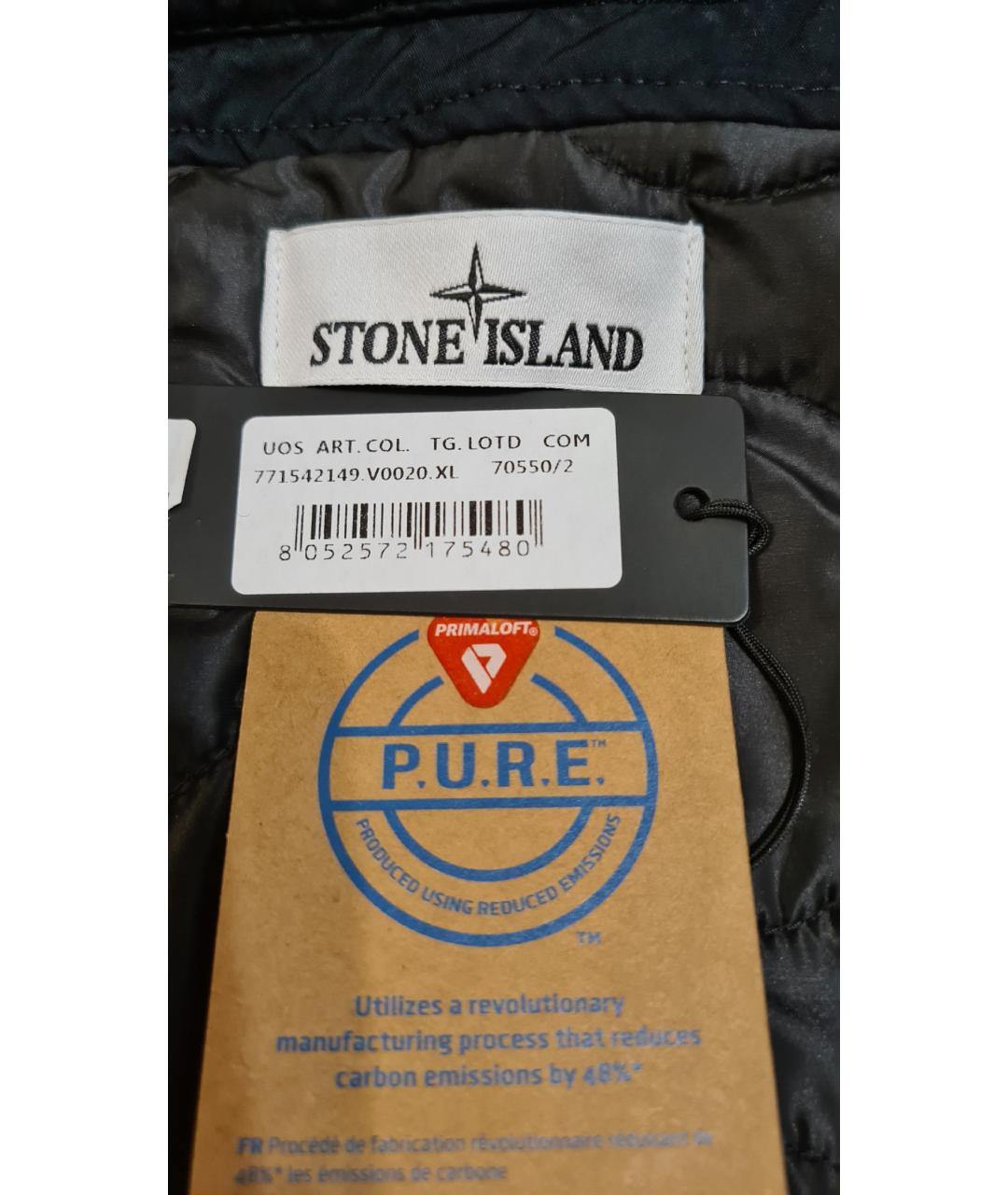 STONE ISLAND Черная куртка, фото 9