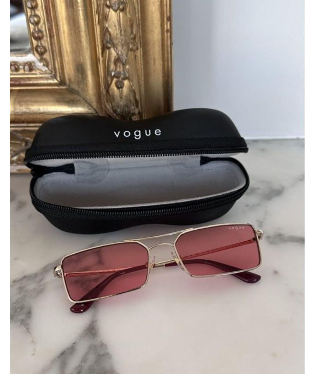 VOGUE EYEWEAR Розовые солнцезащитные очки, фото 3