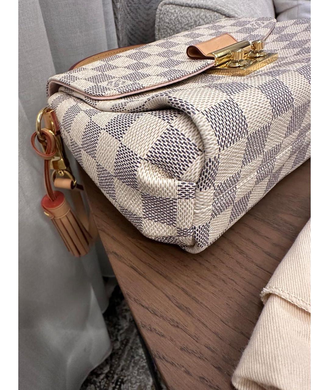 LOUIS VUITTON Белая сумка с короткими ручками, фото 6