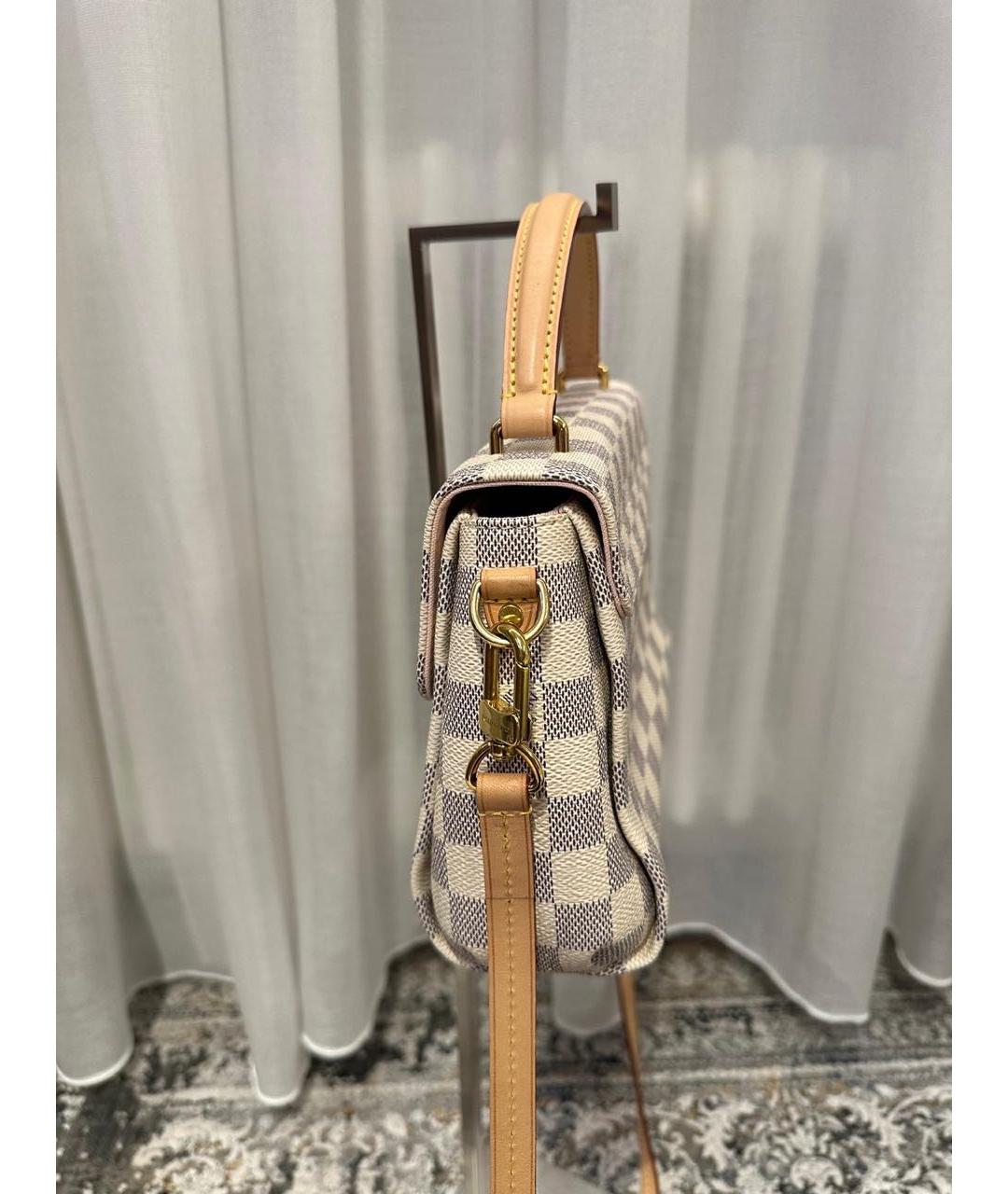 LOUIS VUITTON Белая сумка с короткими ручками, фото 2