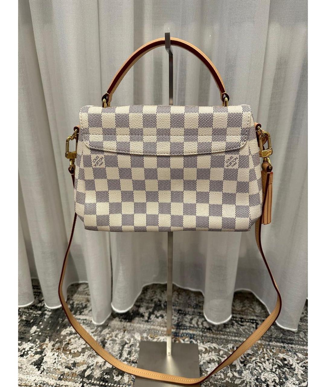 LOUIS VUITTON Белая сумка с короткими ручками, фото 3