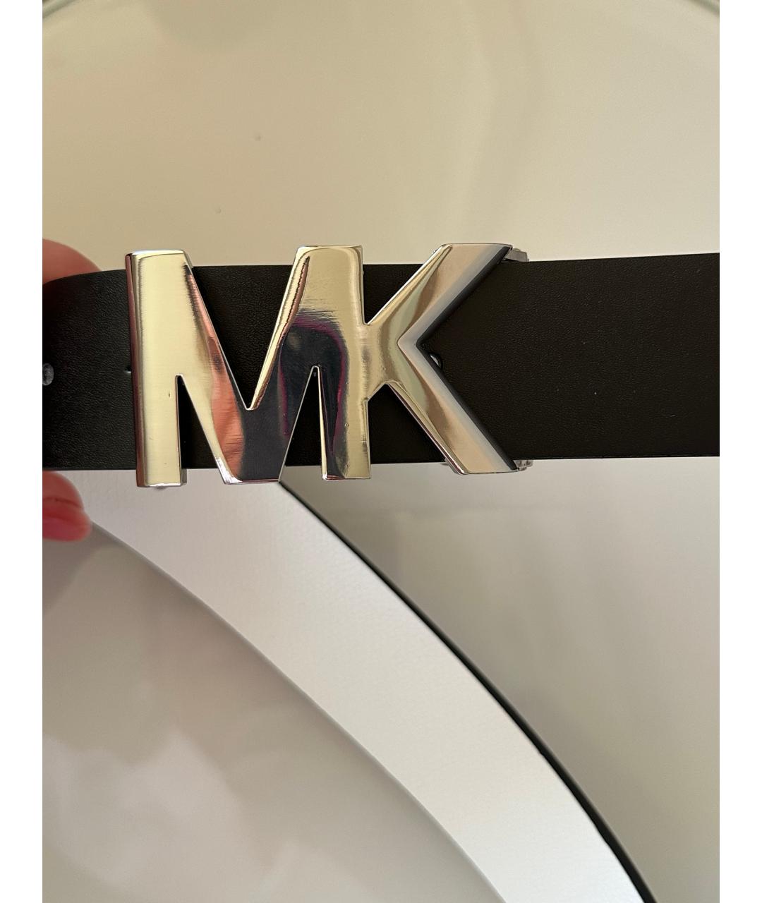 MICHAEL KORS Белый кожаный ремень, фото 4