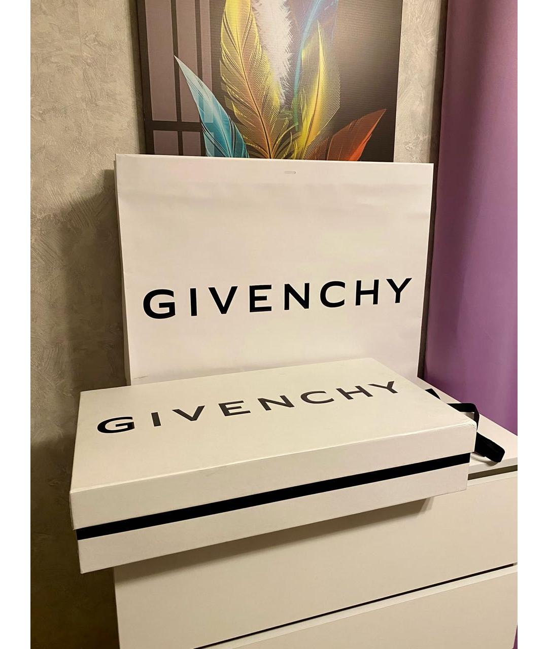 GIVENCHY Черные кожаные сапоги, фото 8