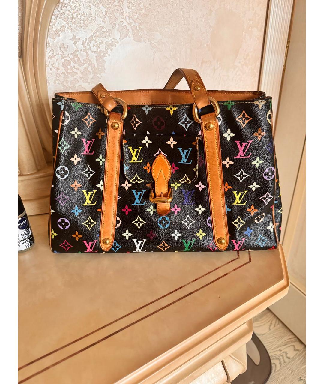 LOUIS VUITTON Черная сумка через плечо, фото 5