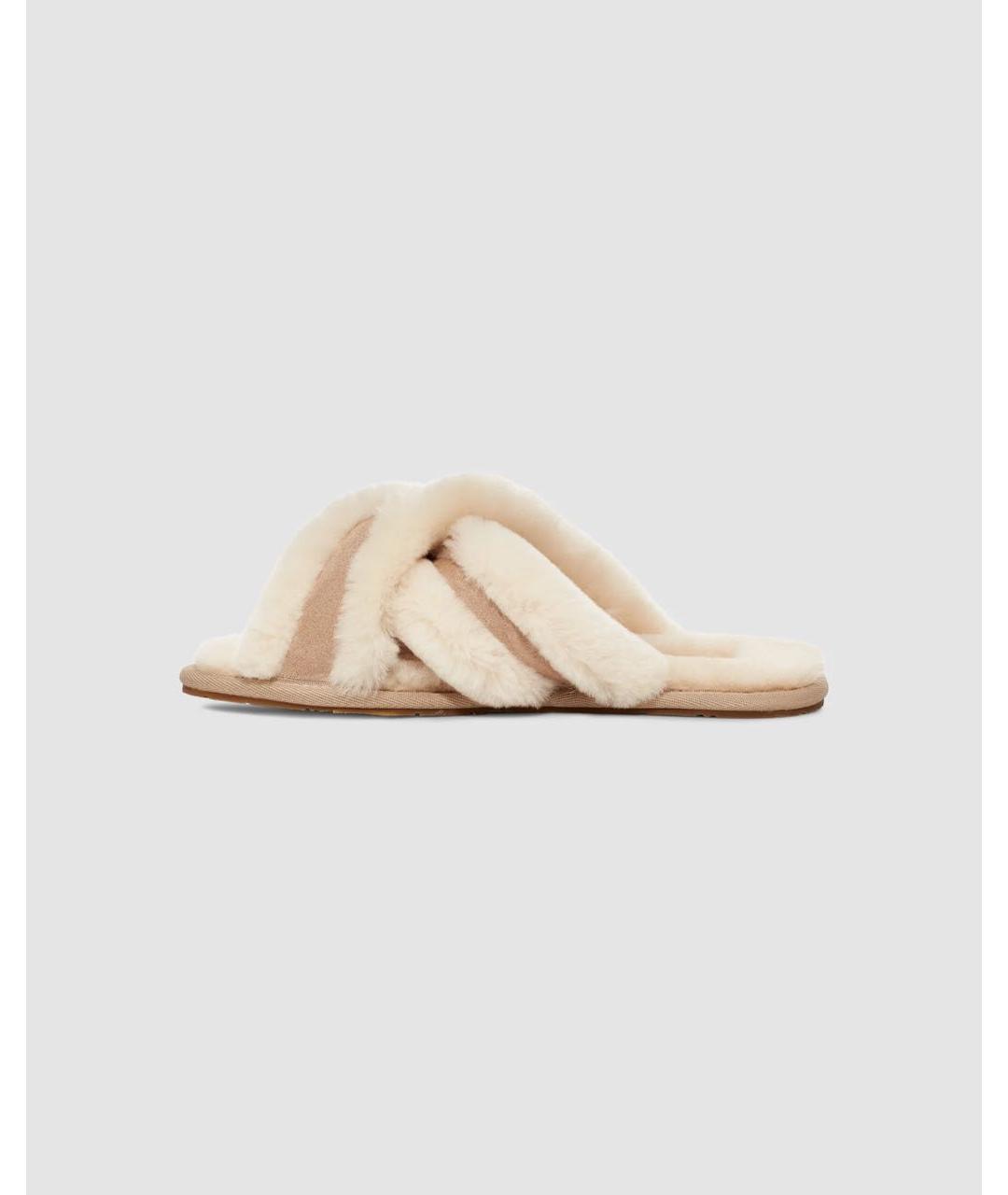 UGG AUSTRALIA Бежевые мюли, фото 3