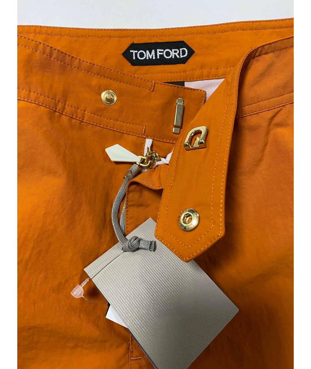 TOM FORD Оранжевое полиамидовые шорты, фото 3