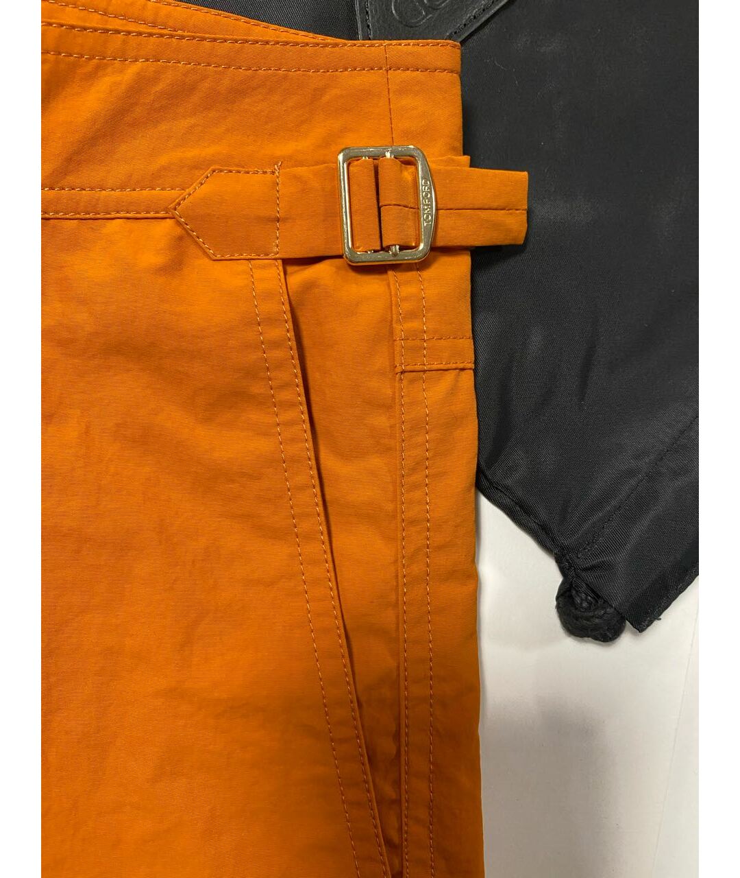 TOM FORD Оранжевое полиамидовые шорты, фото 5