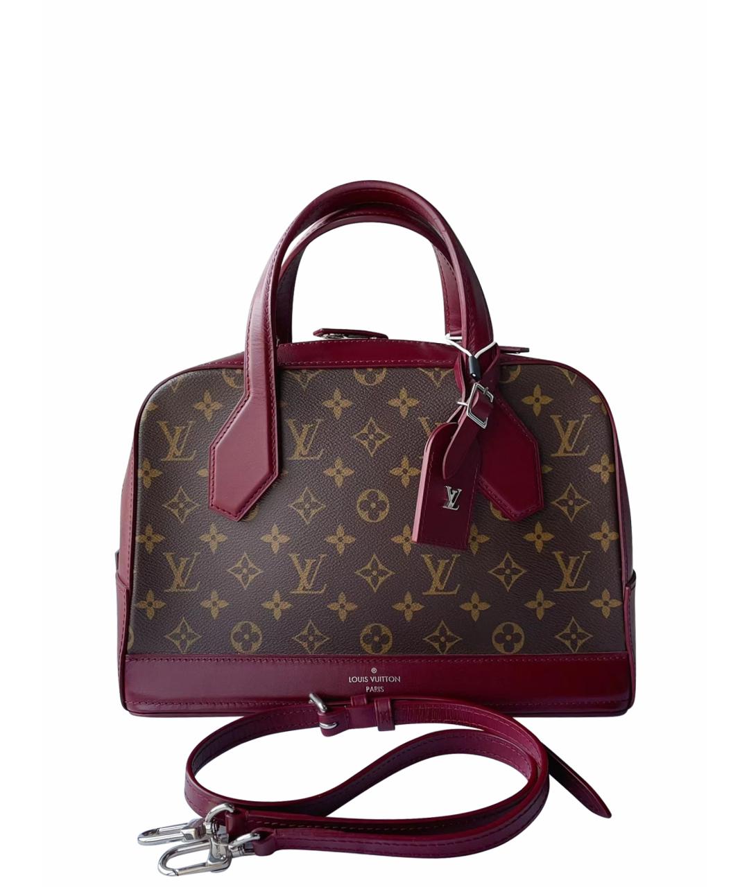 LOUIS VUITTON Красная кожаная сумка через плечо, фото 1