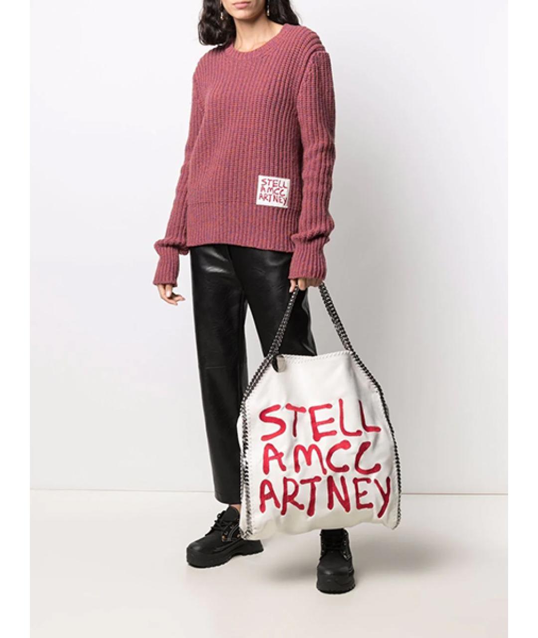 STELLA MCCARTNEY Бордовый шерстяной джемпер / свитер, фото 3