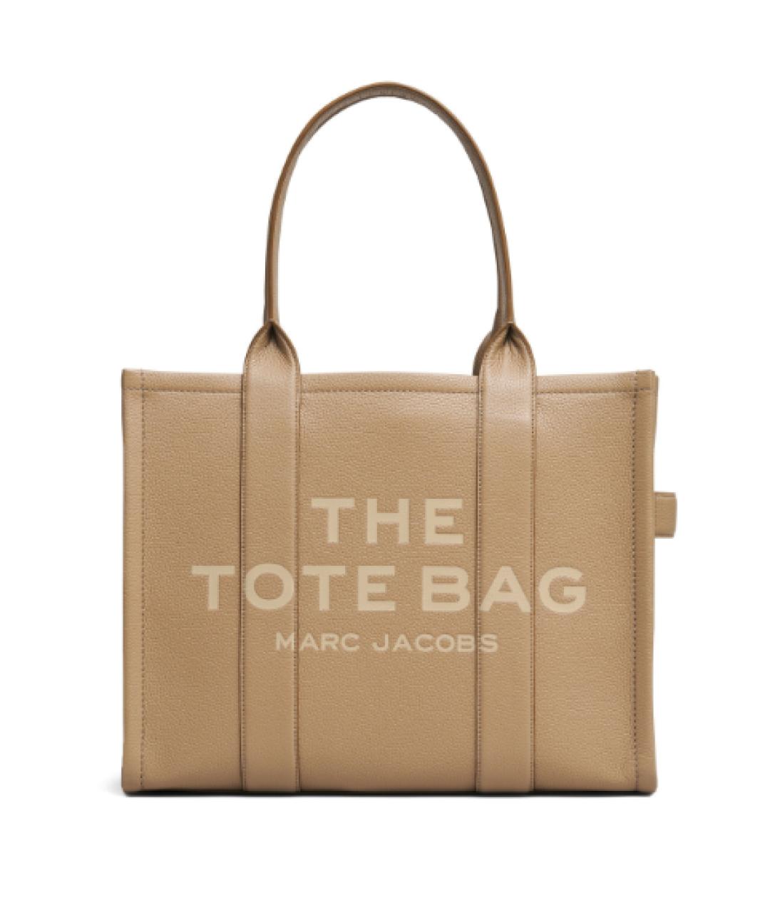 MARC JACOBS Коричневая кожаная сумка тоут, фото 5