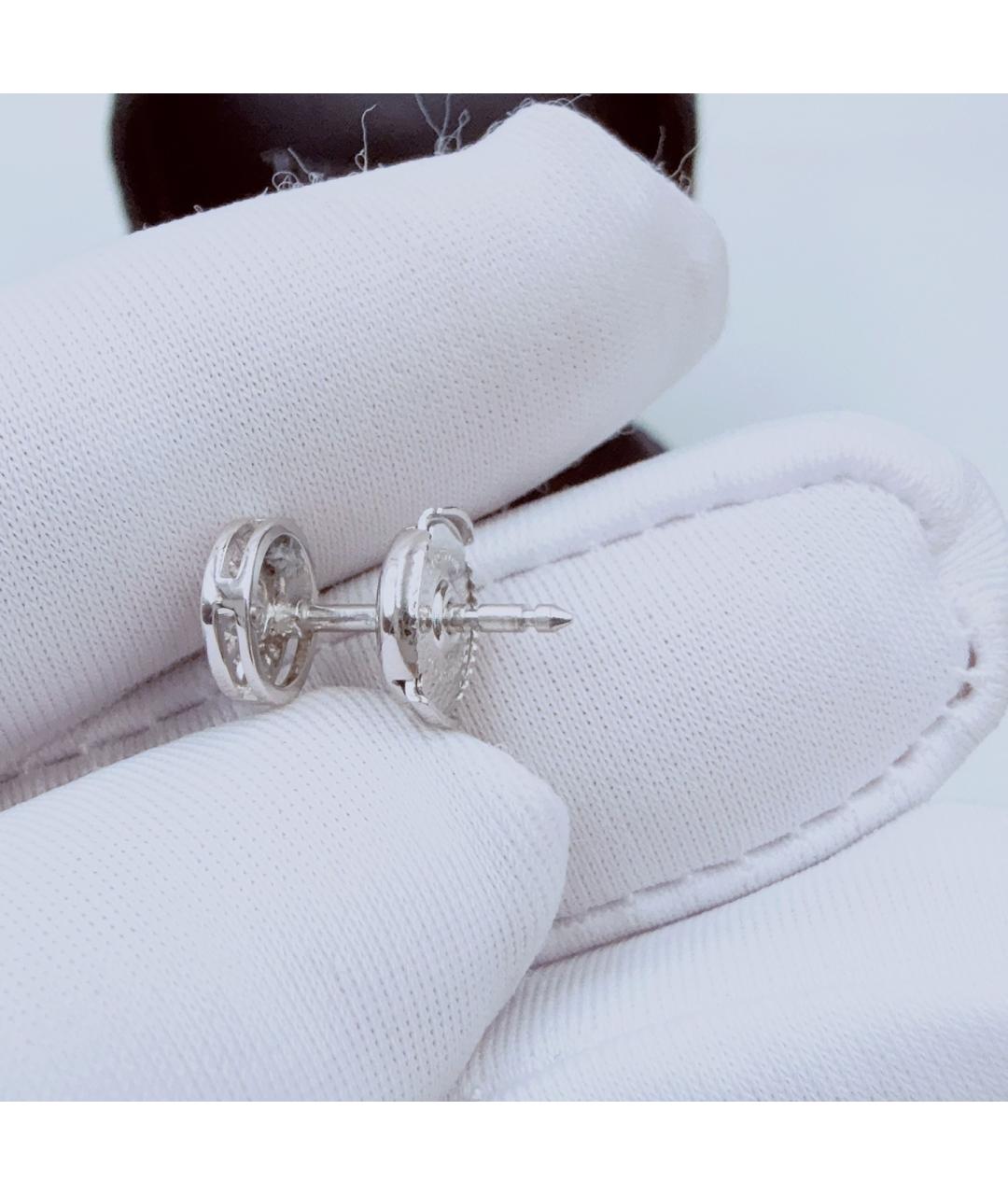TIFFANY&CO Белые платиновые серьги, фото 6