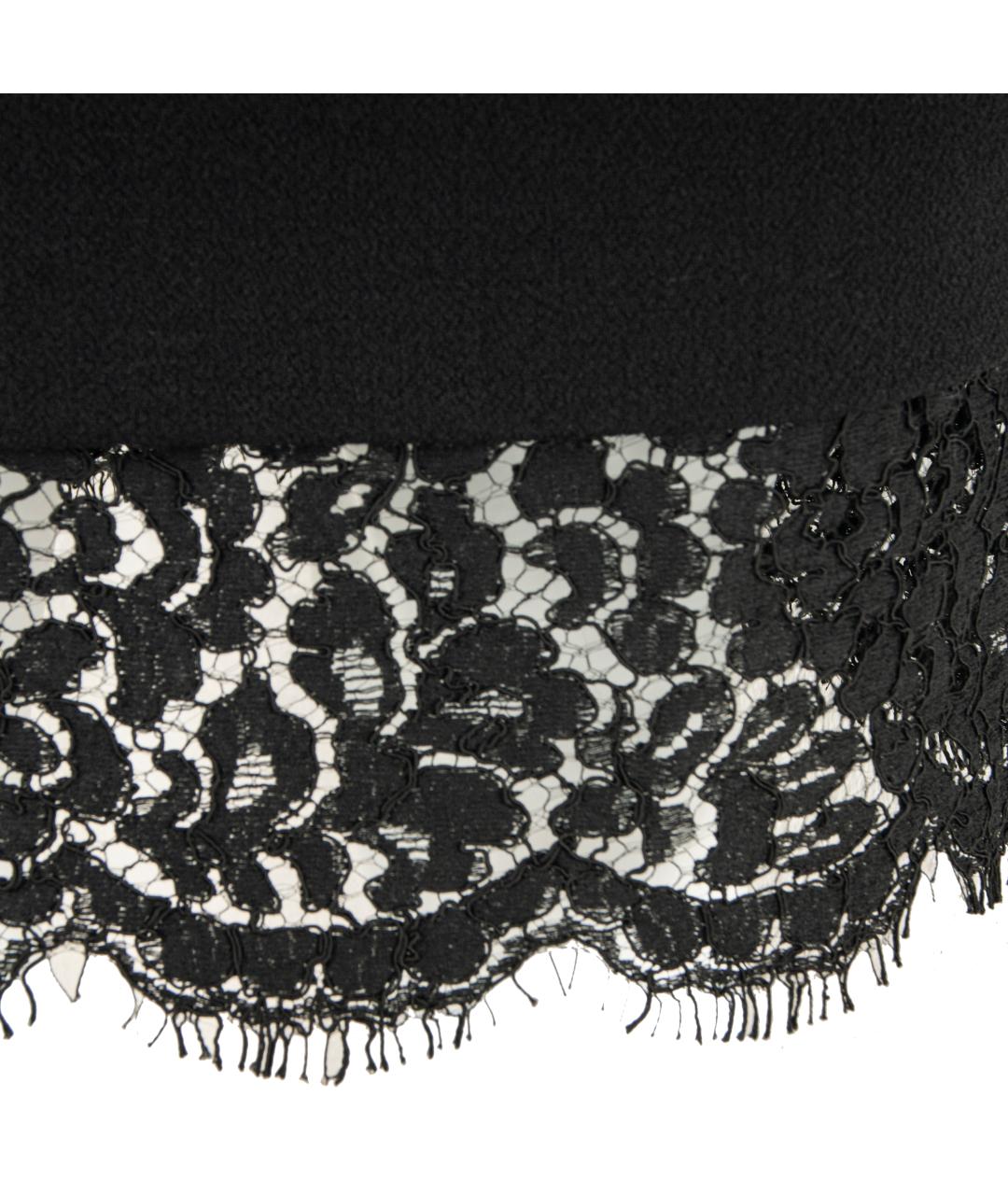 MICHAEL KORS Черная шерстяная юбка миди, фото 2