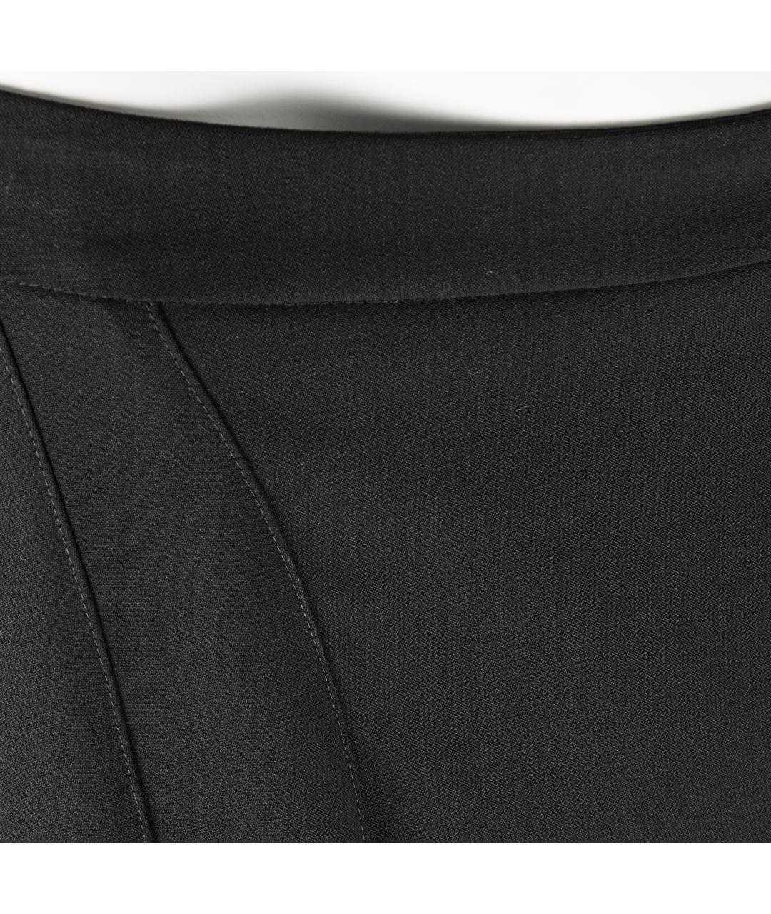 MICHAEL KORS Черная шерстяная юбка миди, фото 3