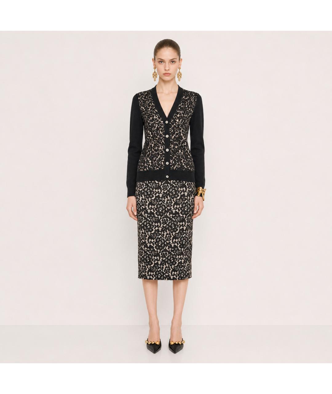 MICHAEL KORS Мульти вискозная юбка миди, фото 8