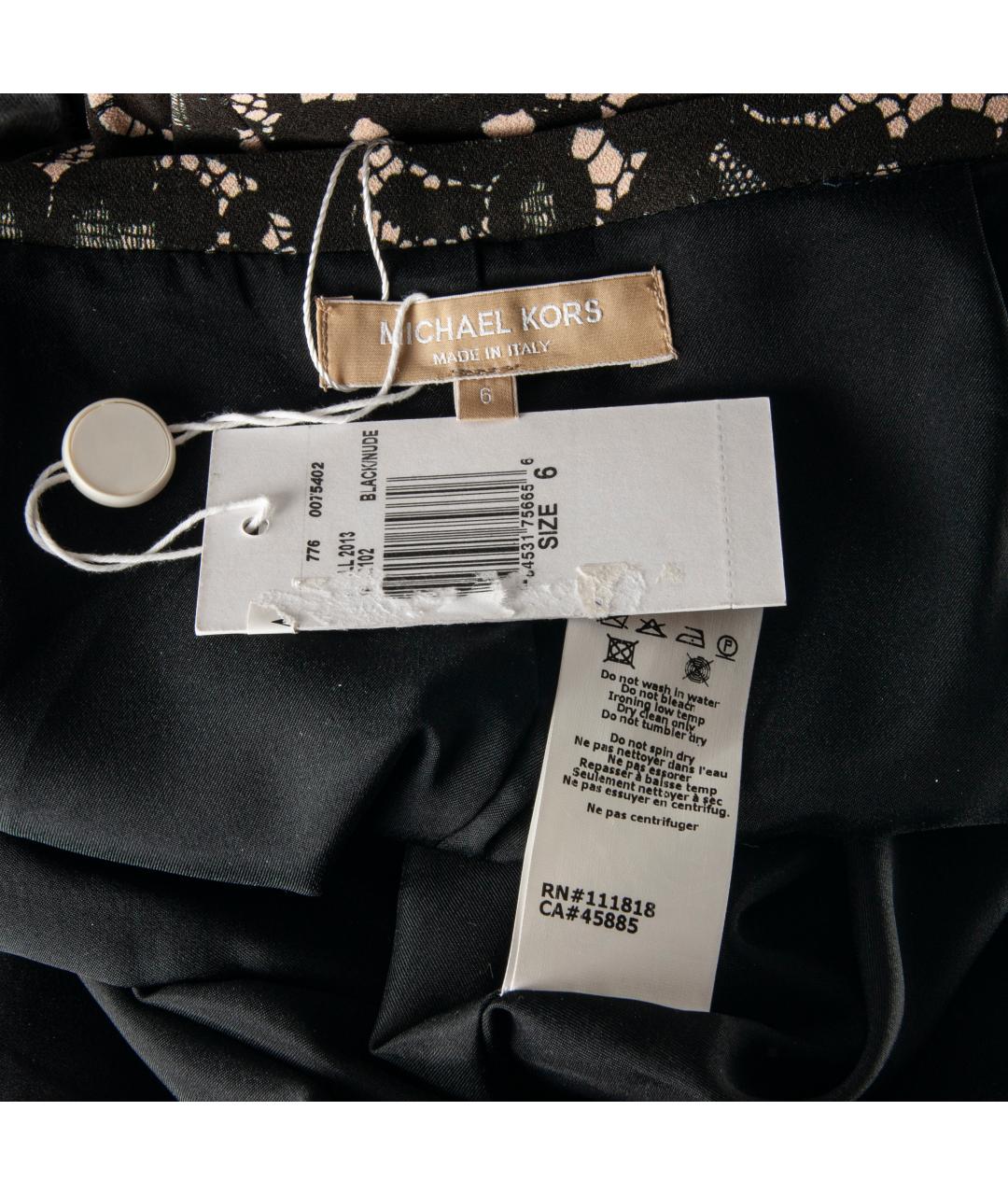 MICHAEL KORS Мульти вискозная юбка миди, фото 4