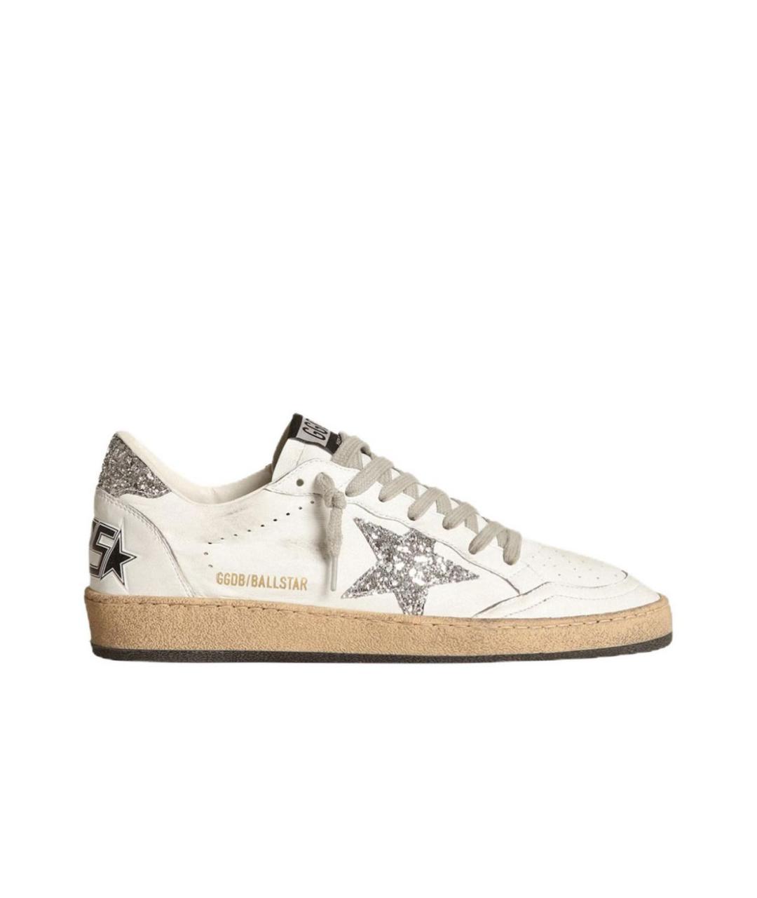 GOLDEN GOOSE DELUXE BRAND Белые кожаные кеды, фото 5