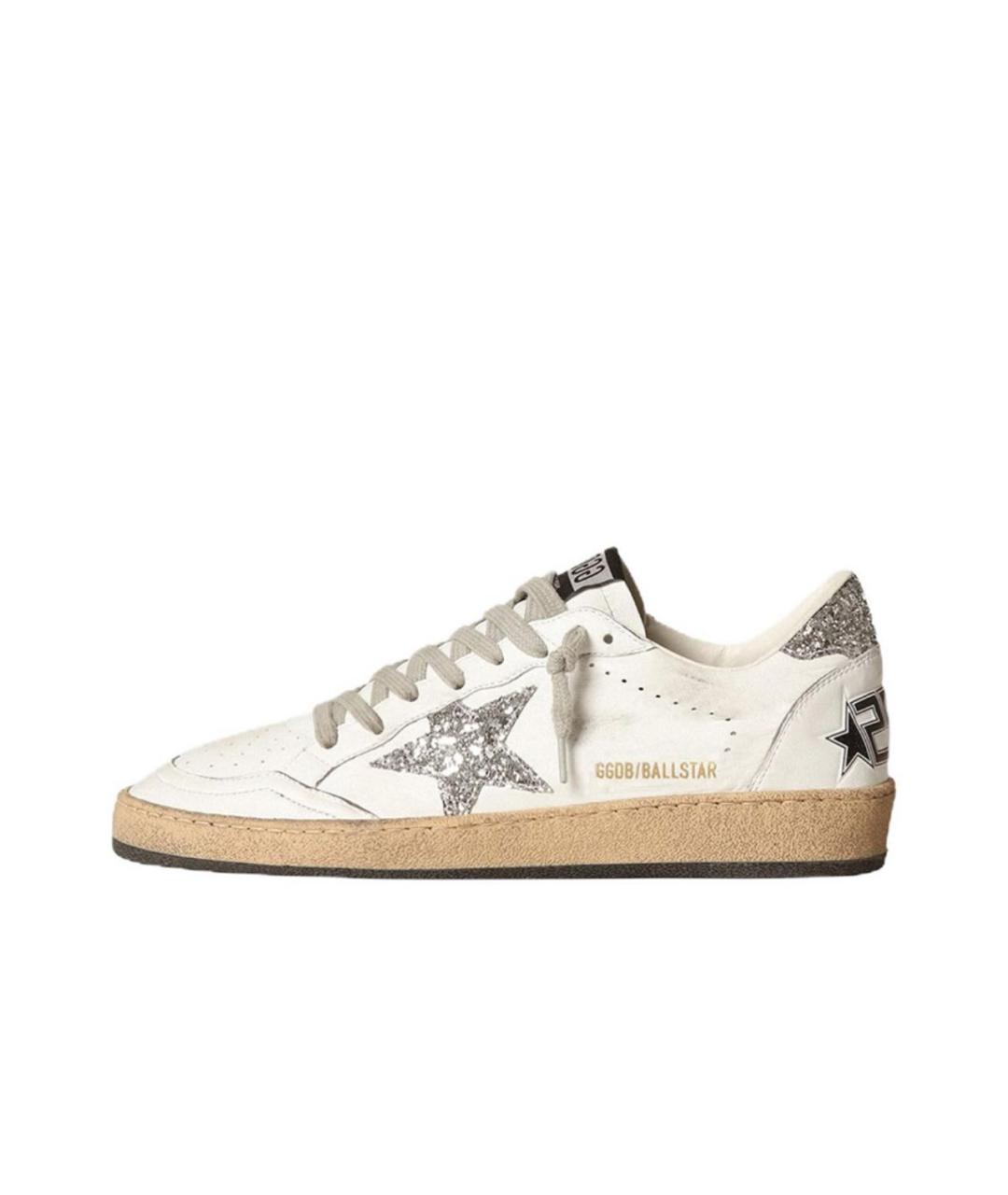 GOLDEN GOOSE DELUXE BRAND Белые кожаные кеды, фото 3