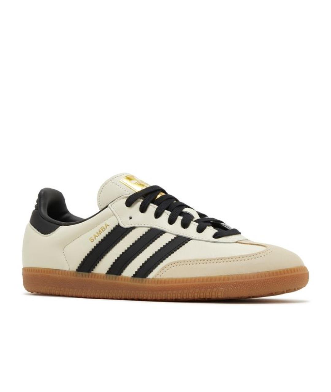 ADIDAS Бежевые кожаные кроссовки, фото 2