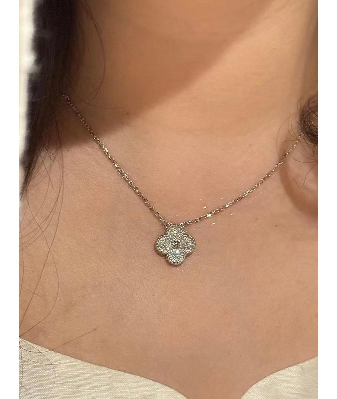 VAN CLEEF & ARPELS Белая подвеска из белого золота, фото 4