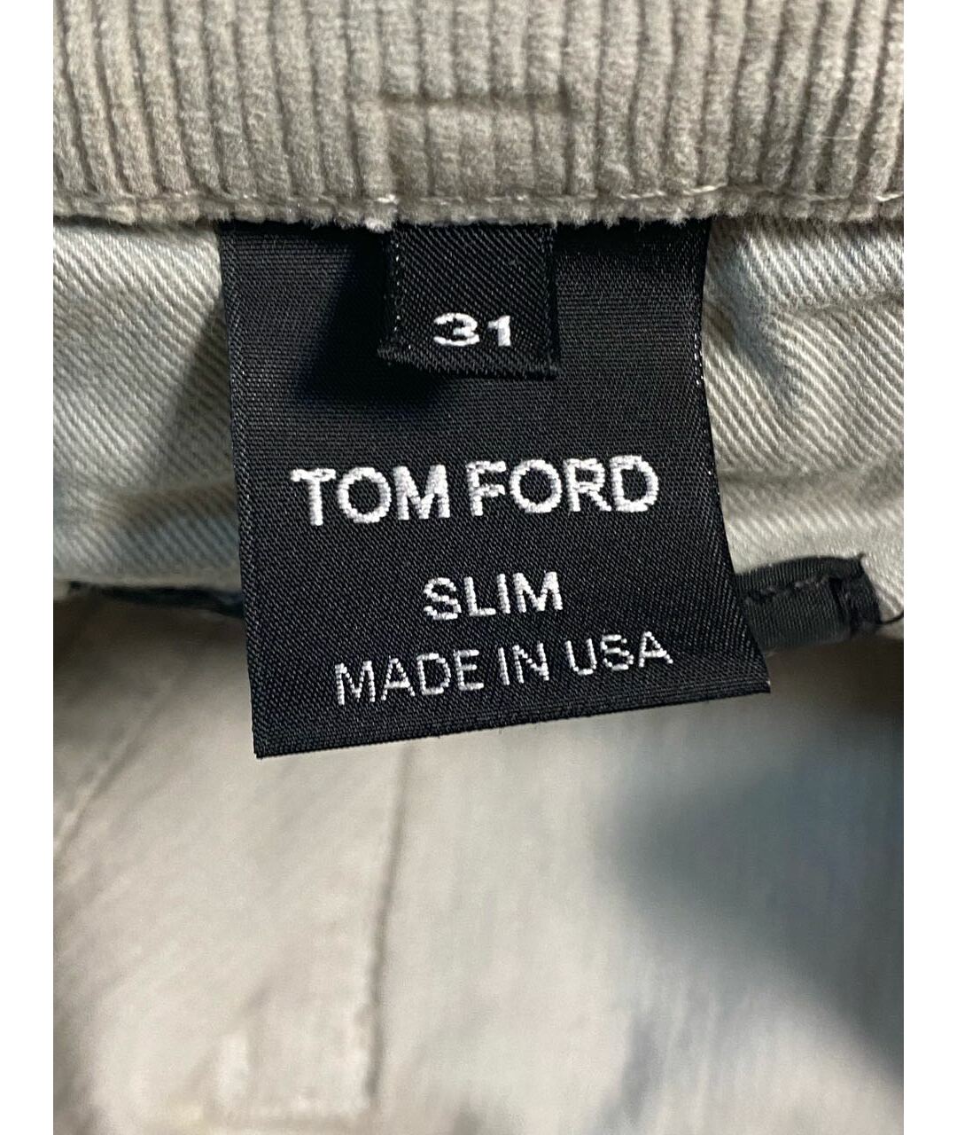 TOM FORD Серые хлопко-эластановые джинсы скинни, фото 5