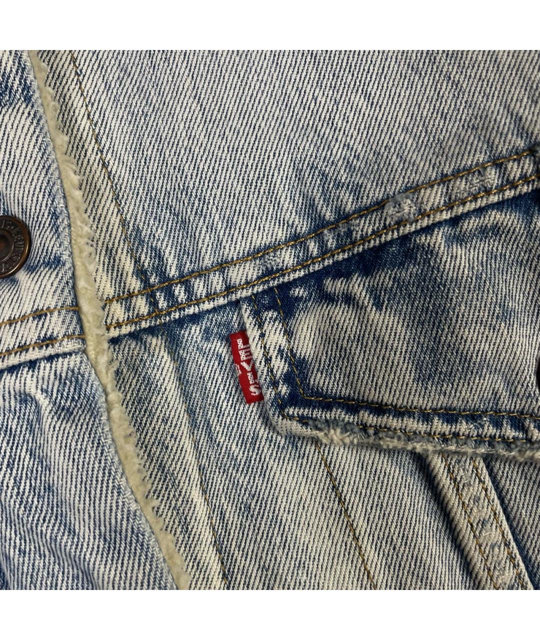 LEVI'S Голубая хлопковая куртка, фото 3