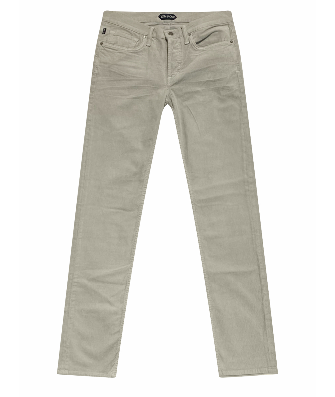 TOM FORD Серые хлопко-эластановые прямые джинсы, фото 1