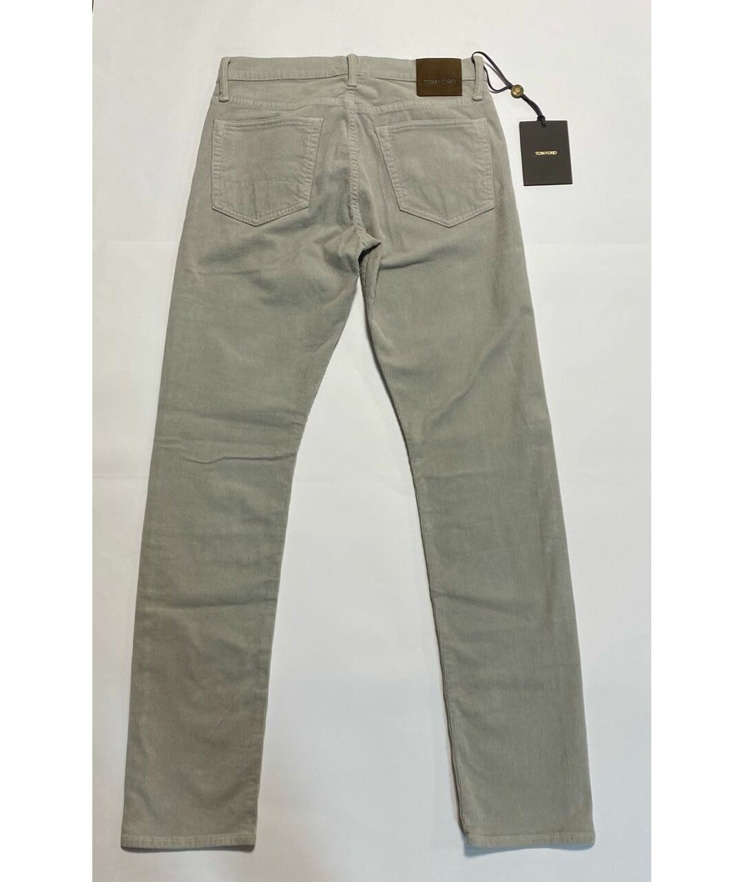 TOM FORD Серые хлопко-эластановые прямые джинсы, фото 2