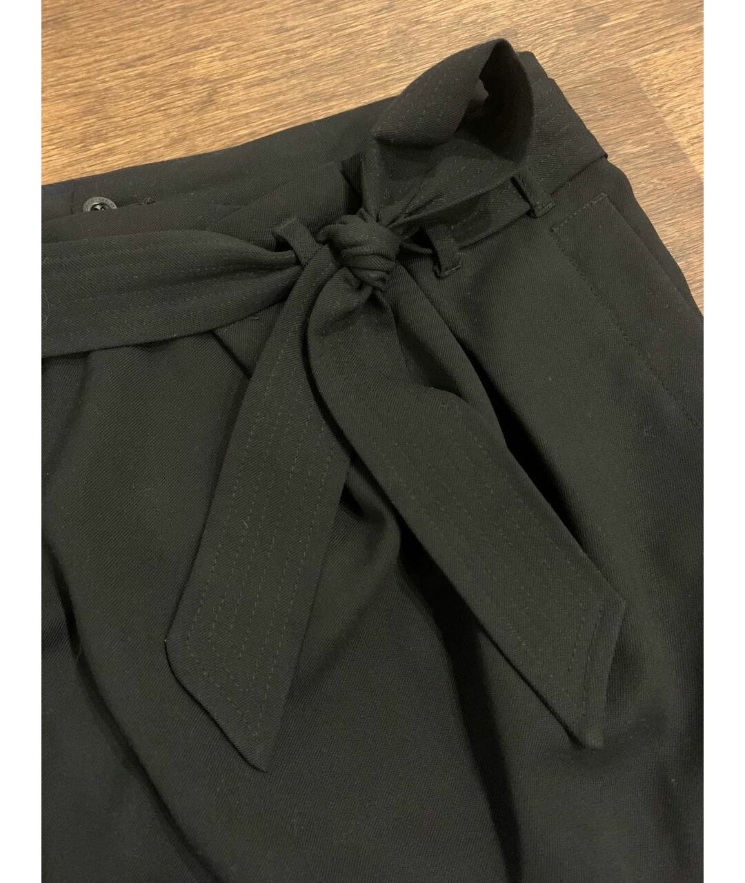 SEE BY CHLOE Черная шерстяная юбка мини, фото 2