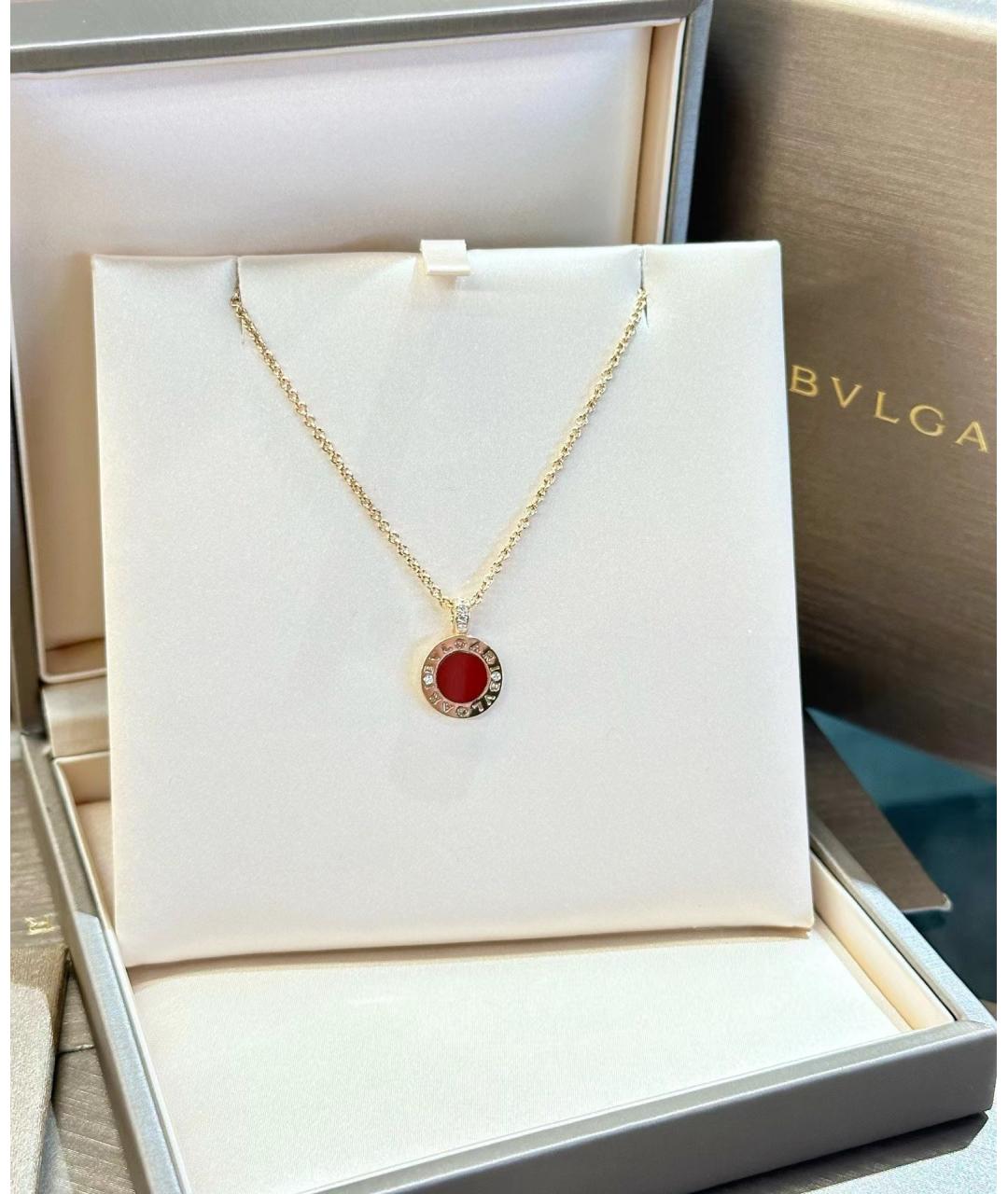 BVLGARI Золотое колье из розового золота, фото 4