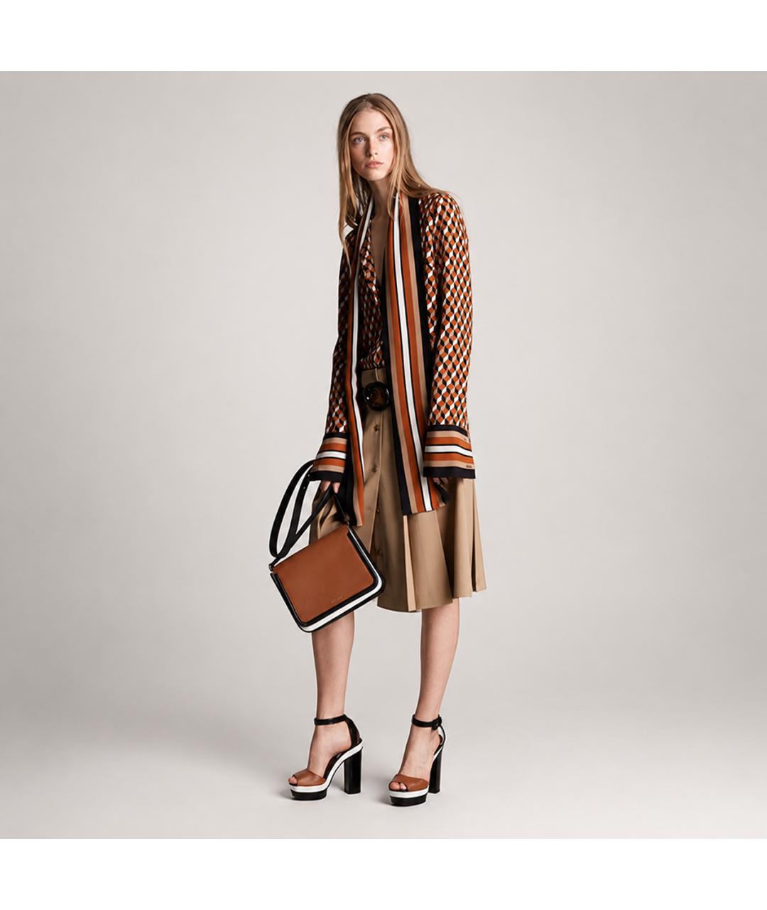 MICHAEL KORS Мульти шелковая блузы, фото 5