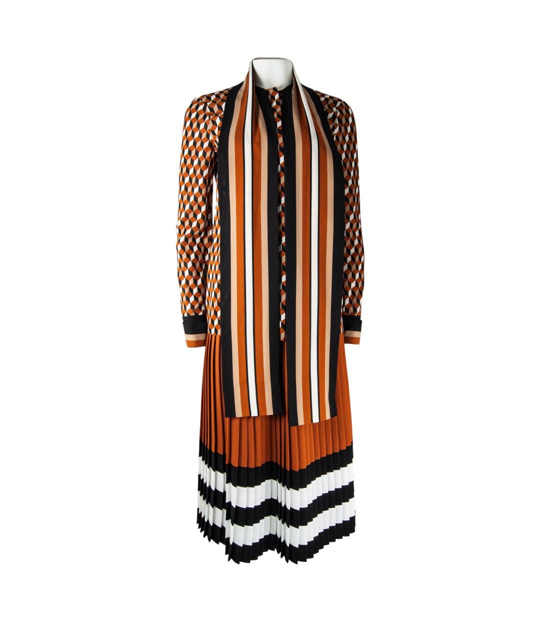 MICHAEL KORS Мульти шелковая блузы, фото 8