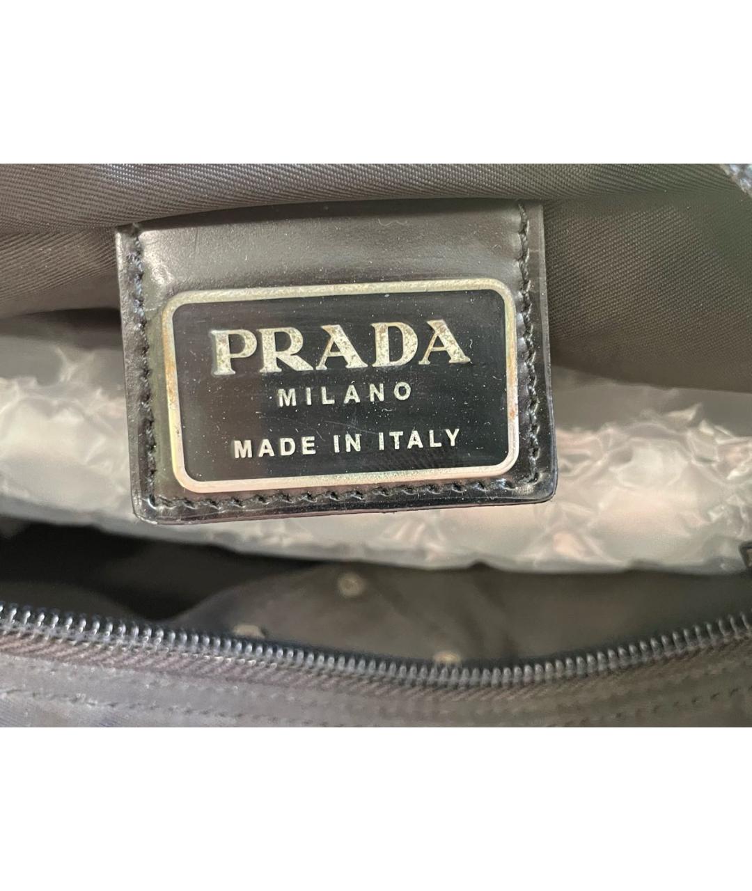 PRADA Черная сумка на плечо, фото 4