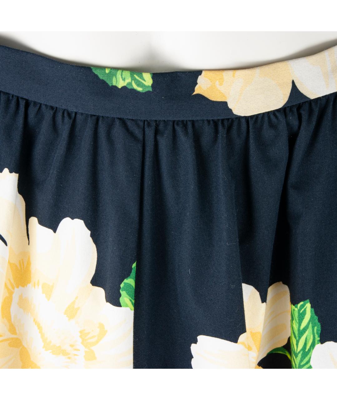 MICHAEL KORS Черная хлопковая юбка миди, фото 2