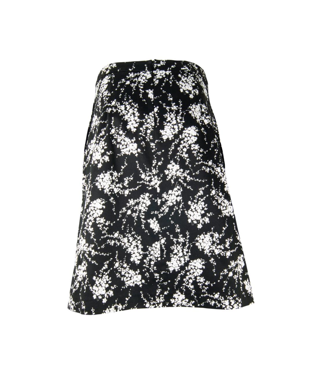 MICHAEL KORS Черная хлопковая юбка миди, фото 3