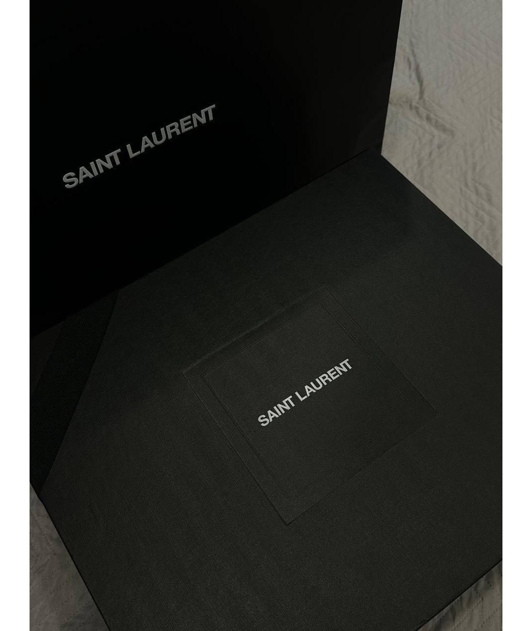 SAINT LAURENT Хлопковая сумка тоут, фото 3