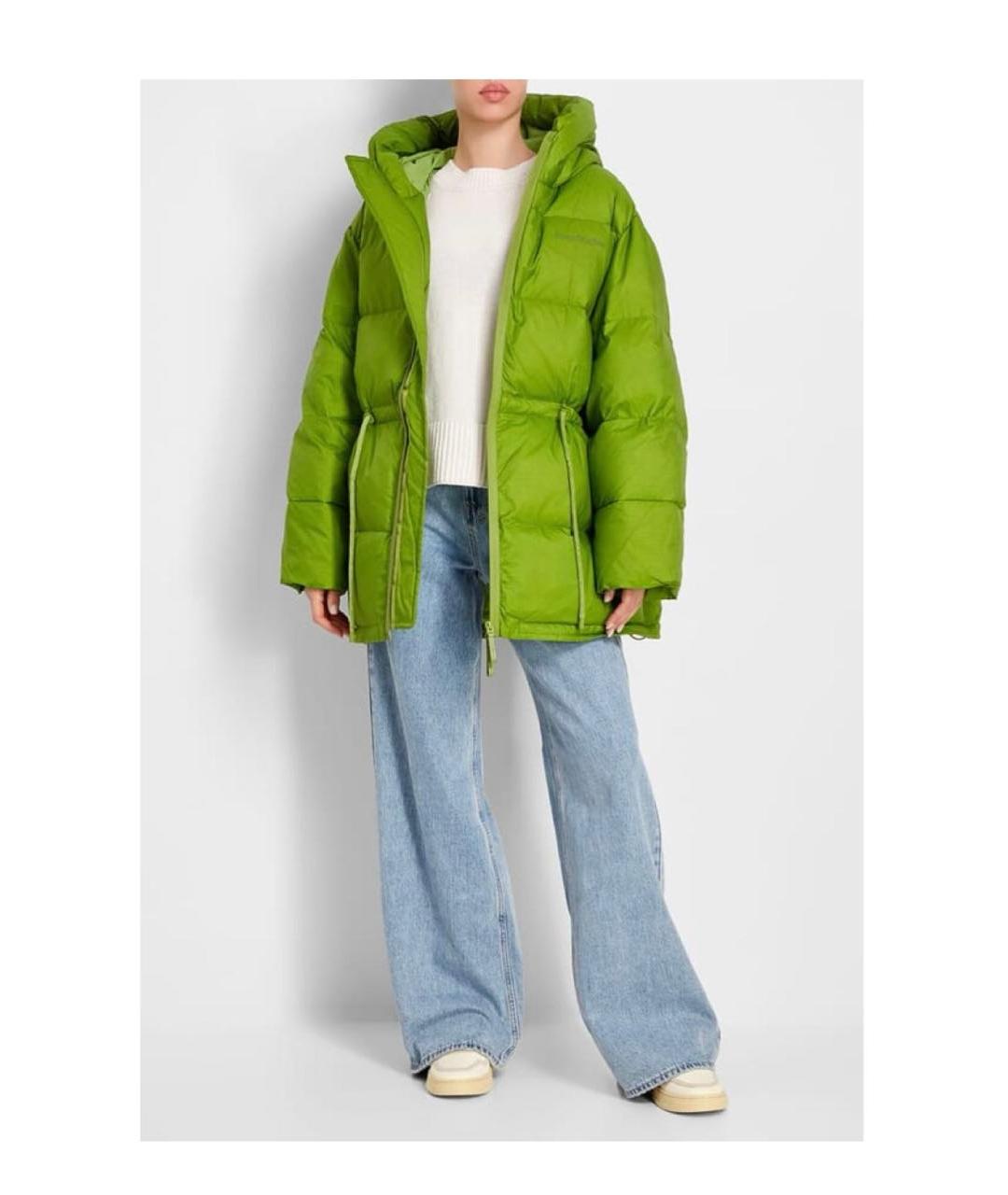 ACNE STUDIOS Зеленый пуховик, фото 8